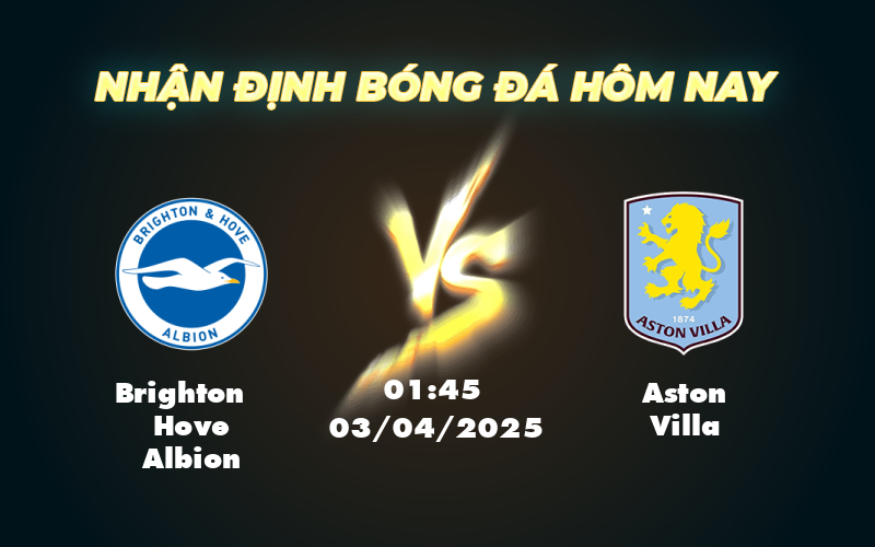 brighton hove albion aston villa 03 04 ngoai hang anh