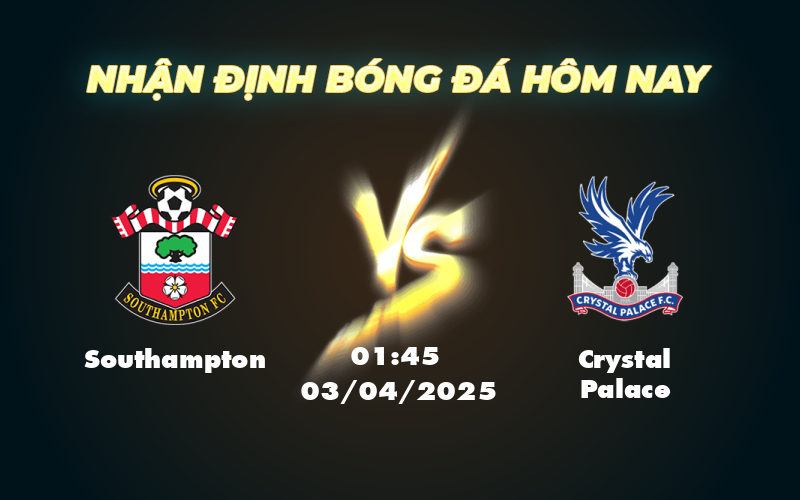 southampton crystal palace 03 04 ngoai hang anh