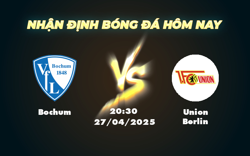 bochum union berlin 27 04 bundesliga